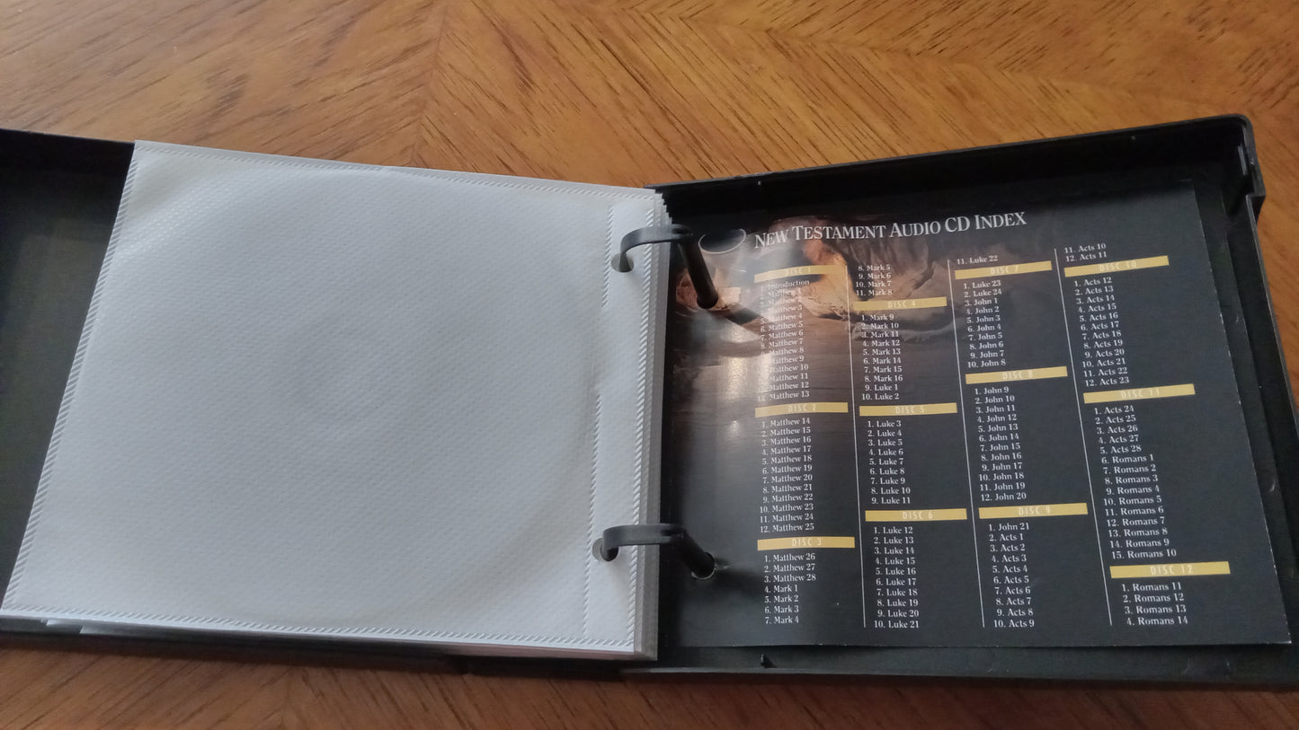 AUDIO BOOK New Testament KJV on CDs Box Set - Replacement Discs (Incomplete, Missing 3 & 11)