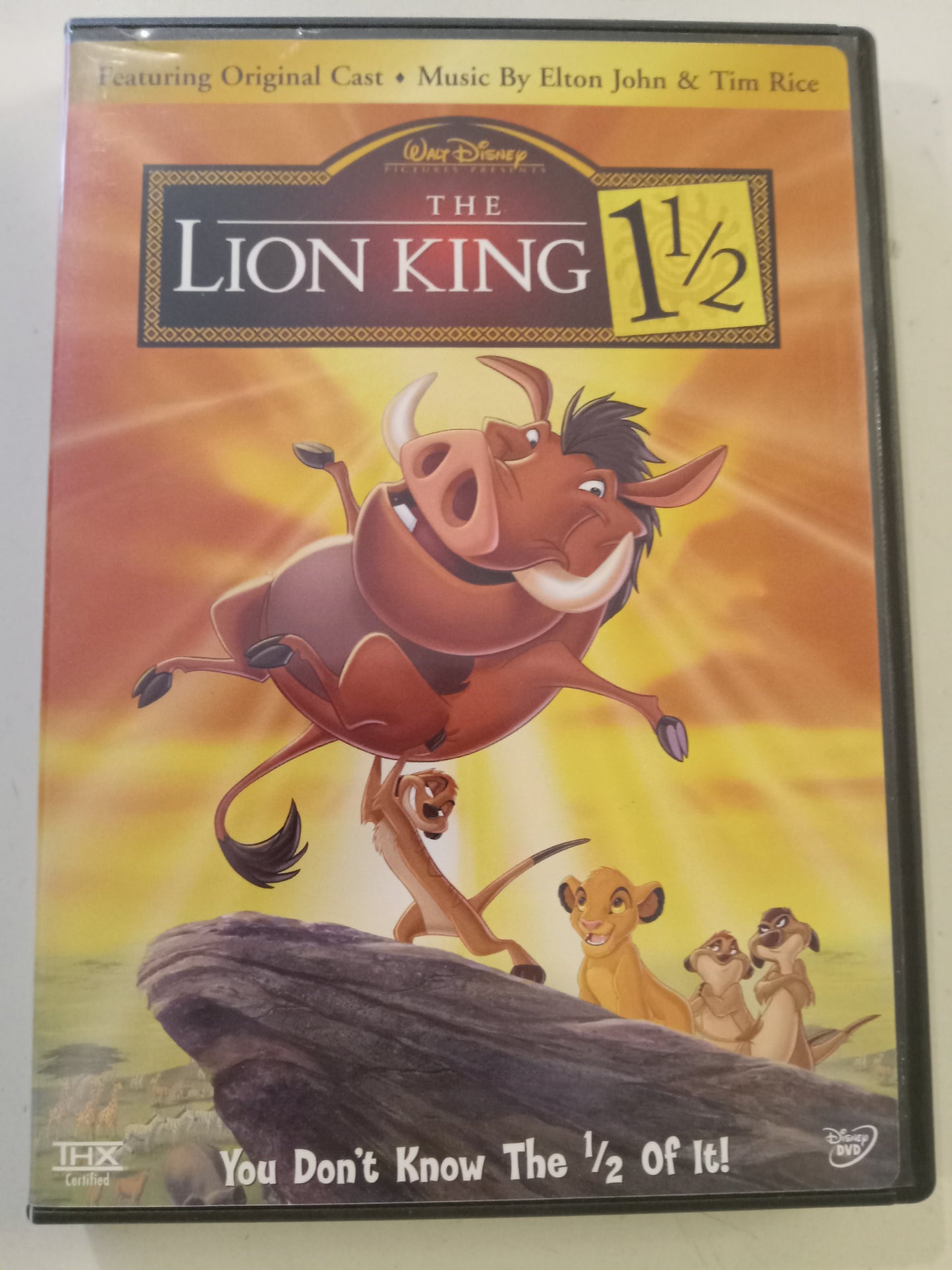 DVD: The Lion King 1 1/2 (2004, Widescreen, Rated G) Disney Animation Elton John USED