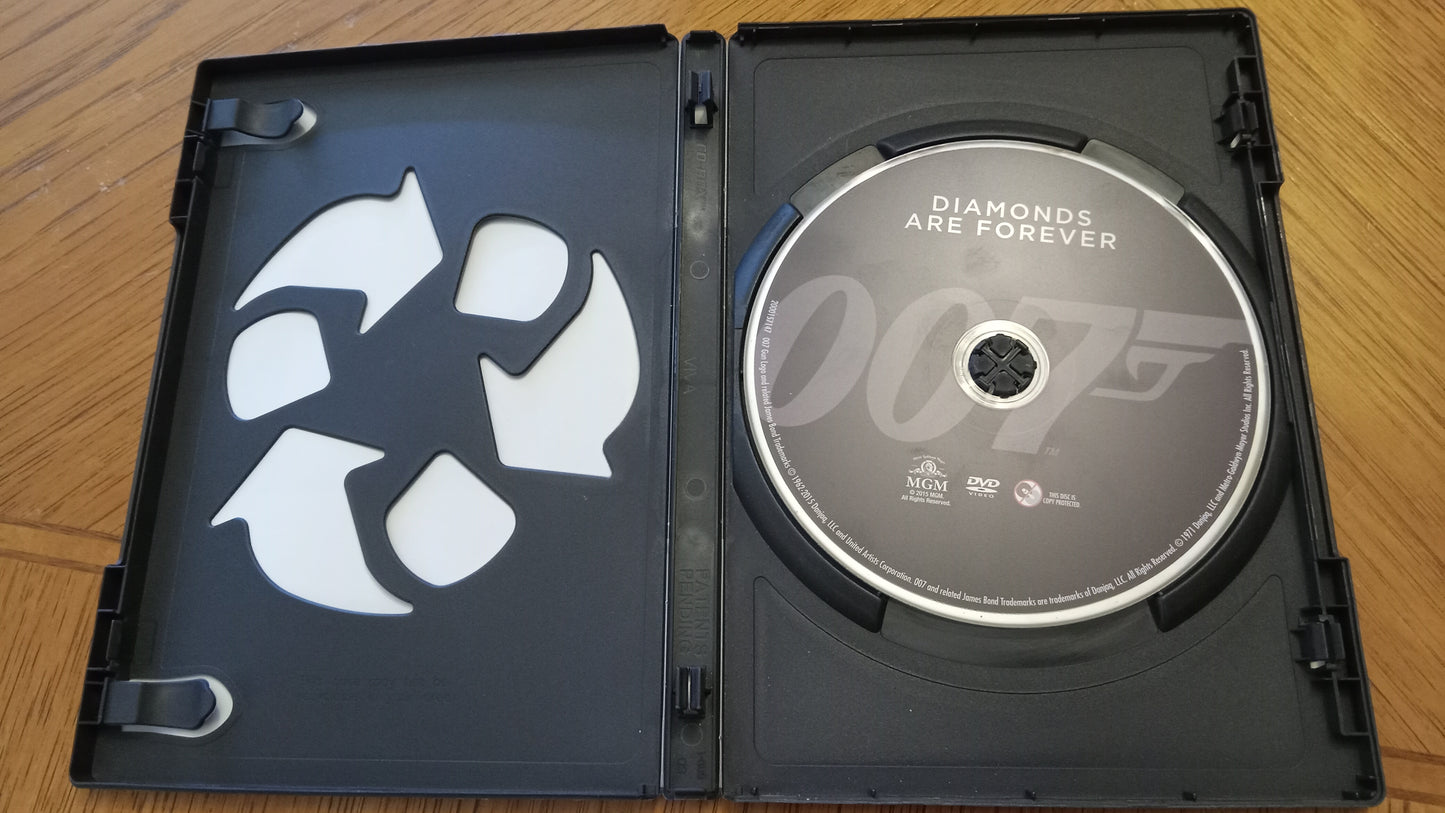 DVD Diamonds Are Forever James Bond 007 Widescreen Rated PG USED