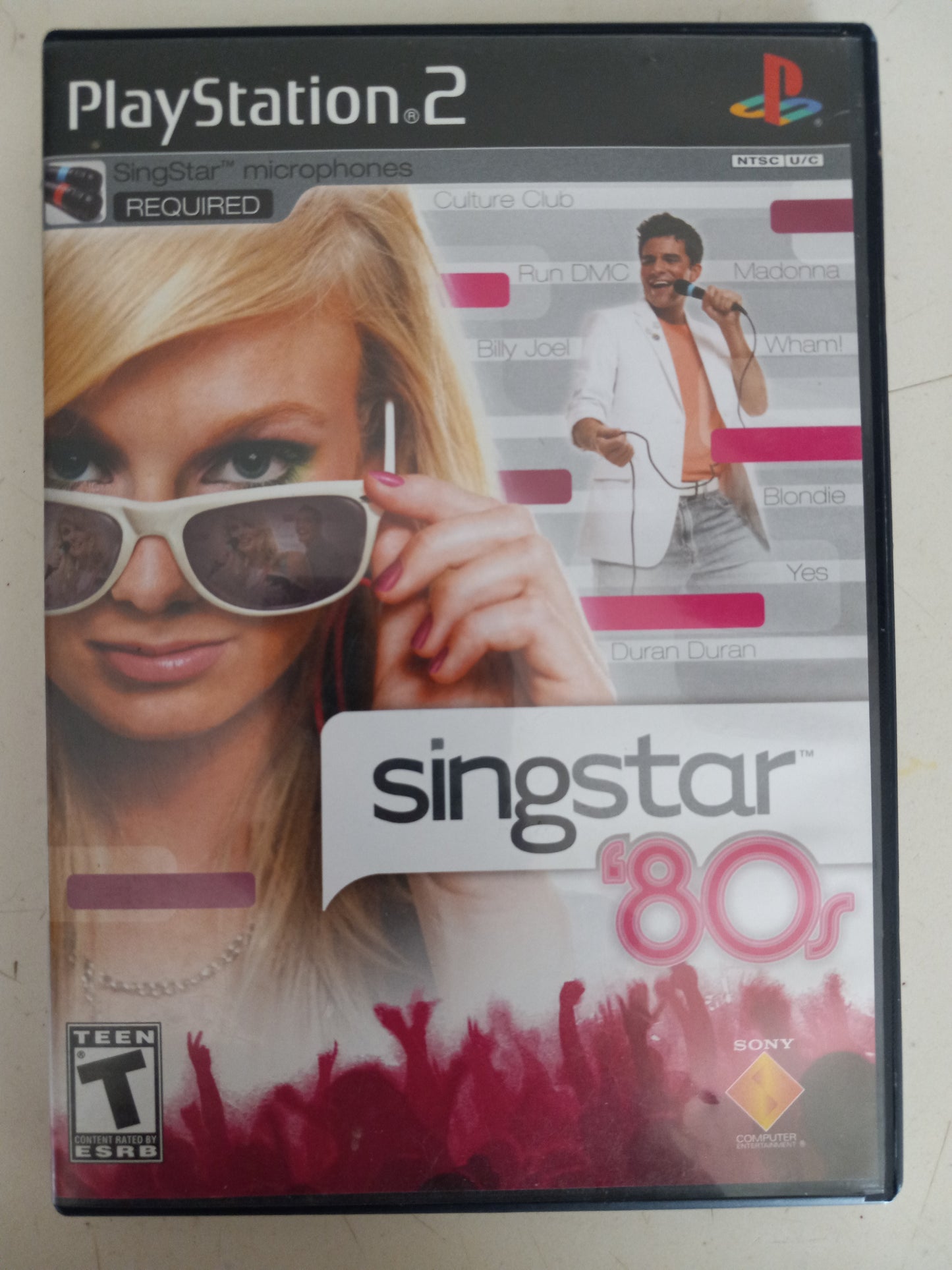 Singstar '80s Playstation 2, PS2 Video Game, Rated T, USED