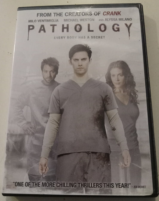 Pathology, DVD Movie Michael Weston Widescreen, Rated R, USED