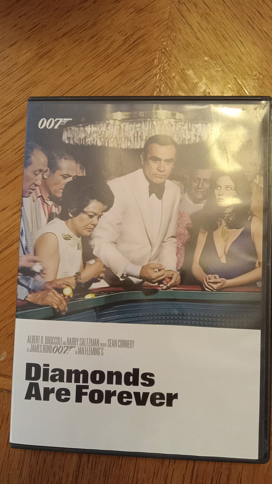 DVD Diamonds Are Forever James Bond 007 Widescreen Rated PG USED