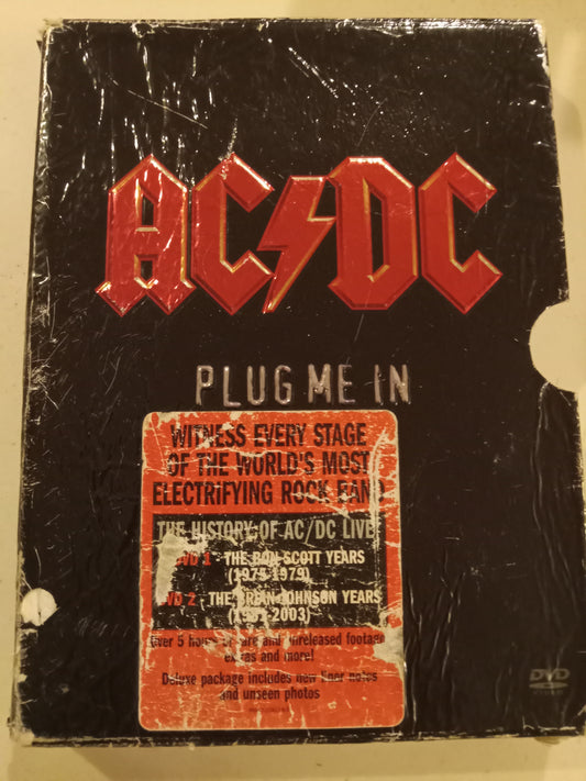 DVD: AC/DC Plug Me In (1975, Fullscreen, Not Rated) Live Performances Rock Band USED