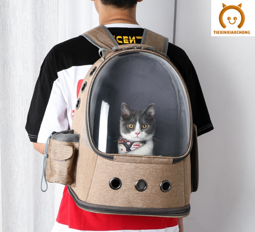 Cat Small Dog Carrier Backpack Space Shuttle Capsule Comfortable Convenient NEW