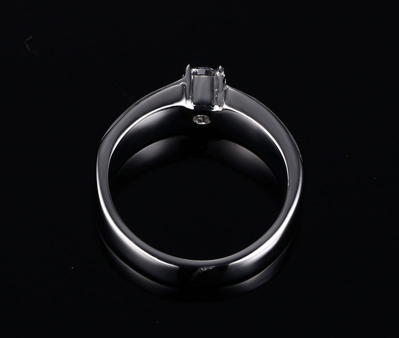 Zircon Rainbow Ring High-Quality Austrian Crystals NEW