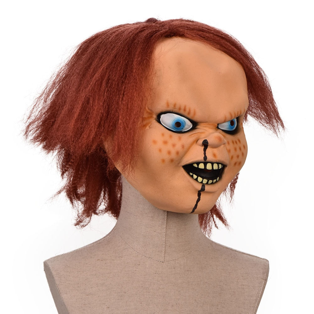 Chucky Inspired Killer Doll Mask Latex Halloween Mask NEW