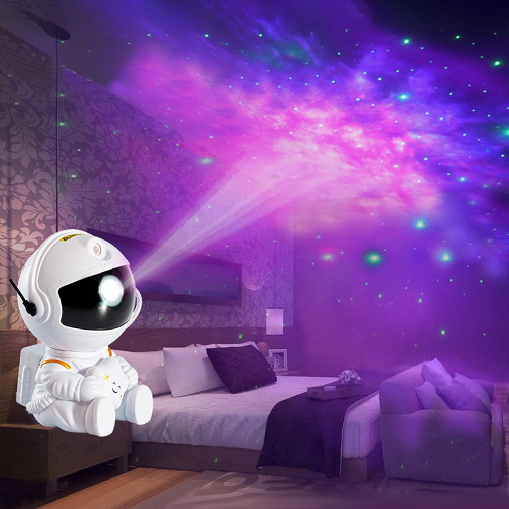 Astronaut Light LED Projector Night Light Dazzling Display Planets Stars Space NEW