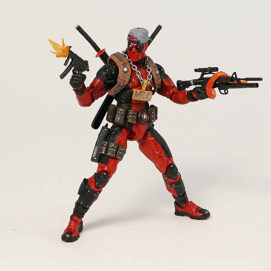 Deadpool 8" Marvel Character Articulating Poseable Action Figure Highly Detailed Toy, NEW