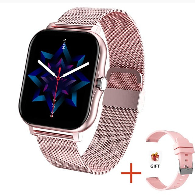Sleek Fitness Tracker Smart Watch Feature Packed 1.69" Color Touch Screen Bluetooth NEW