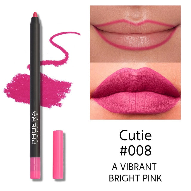 Phoera Waterproof Lipliner Pencils, Multi Colors to pick from, NEW