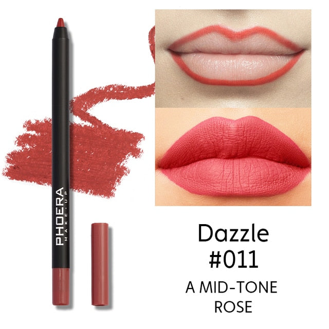 Phoera Waterproof Lipliner Pencils, Multi Colors to pick from, NEW