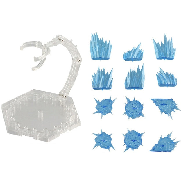 Anime Action Figure Toy Accessories Flame, Fire, Lightning, Water Accents for Figures NEW