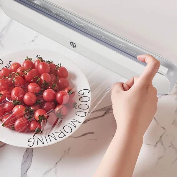 Magnetic Plastic Wrap Dispenser Kitchen Tool Tin/Aluminum Foil Parchment Paper etc. NEW