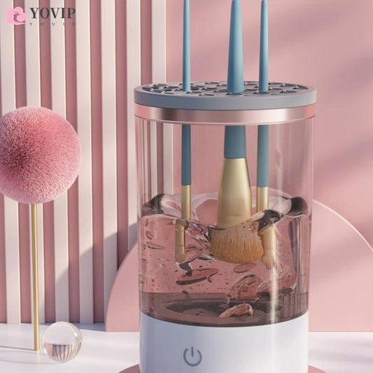 Automatic Electric Makeup Brush Cleaner Cosmetics Tool NEW
