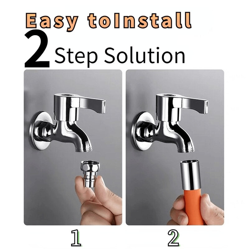 SplashSaver Flexible Universal Faucet Extender 360 Rotation Bathroom/Kitchen NEW