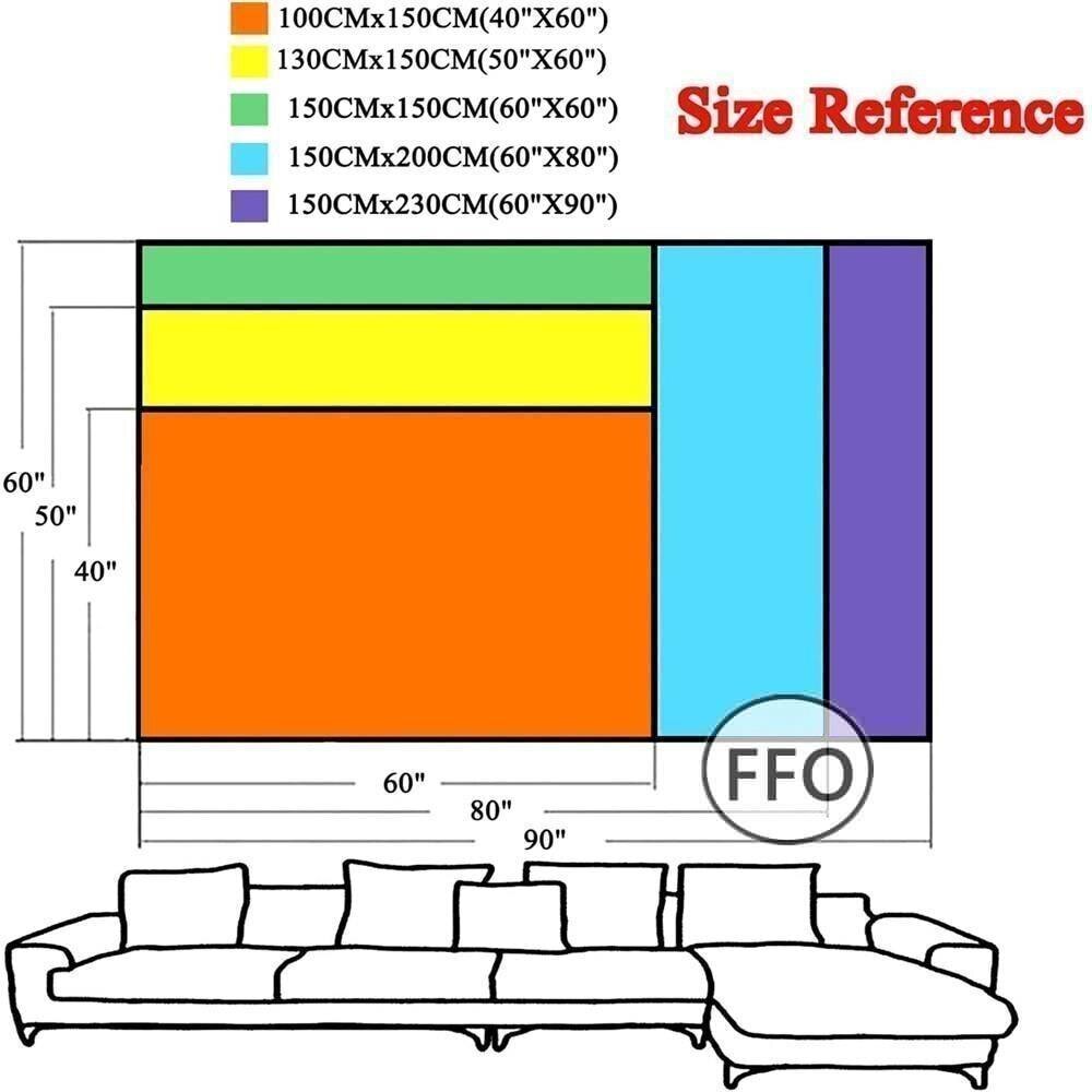 Aesthetic Tapestry Backdrop Blanket Colorful Skull Glows UV Black Light Luminous, Purple, Pink, Green NEW*