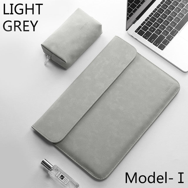 Laptop Sleeve For Macbook Pro 14 PU Leather Protection NEW