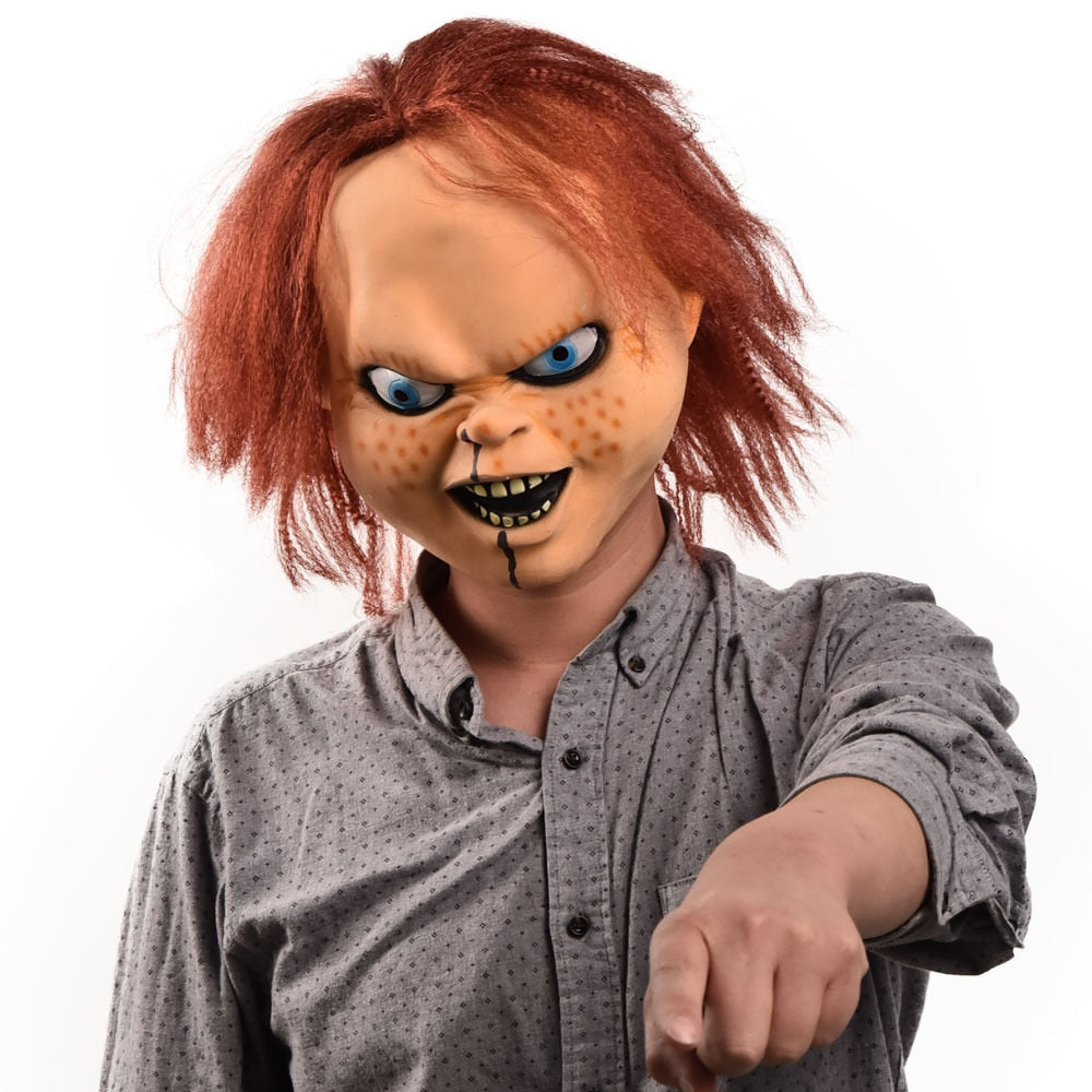 Chucky Inspired Killer Doll Mask Latex Halloween Mask NEW