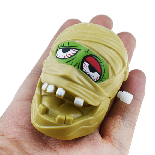 Prank Realistic Mummy Head Trick Halloween Toy Crawls Around NEW