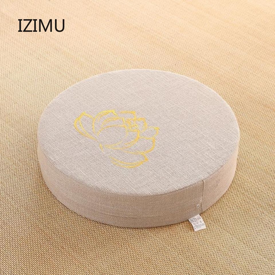 Yoga Meditation Portable Cushion Mat 40X6CM High Quality Foam Removeable Washable Cover NEW