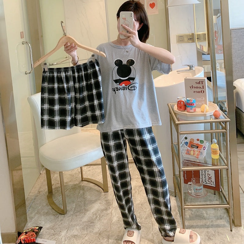 Mickey Mouse Winnie the Pooh Pajamas 3 In 1 Sleepwear Nighties Soft Silky Comfort NEW