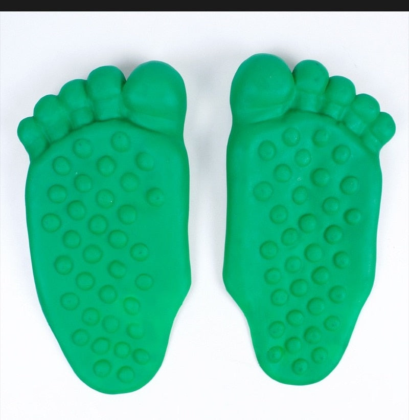 Bare Feet Big Foot Slippers Slip-ons Shoes Costume Accessory Halloween Cosplay Hobbit, Hulk Feet NEW