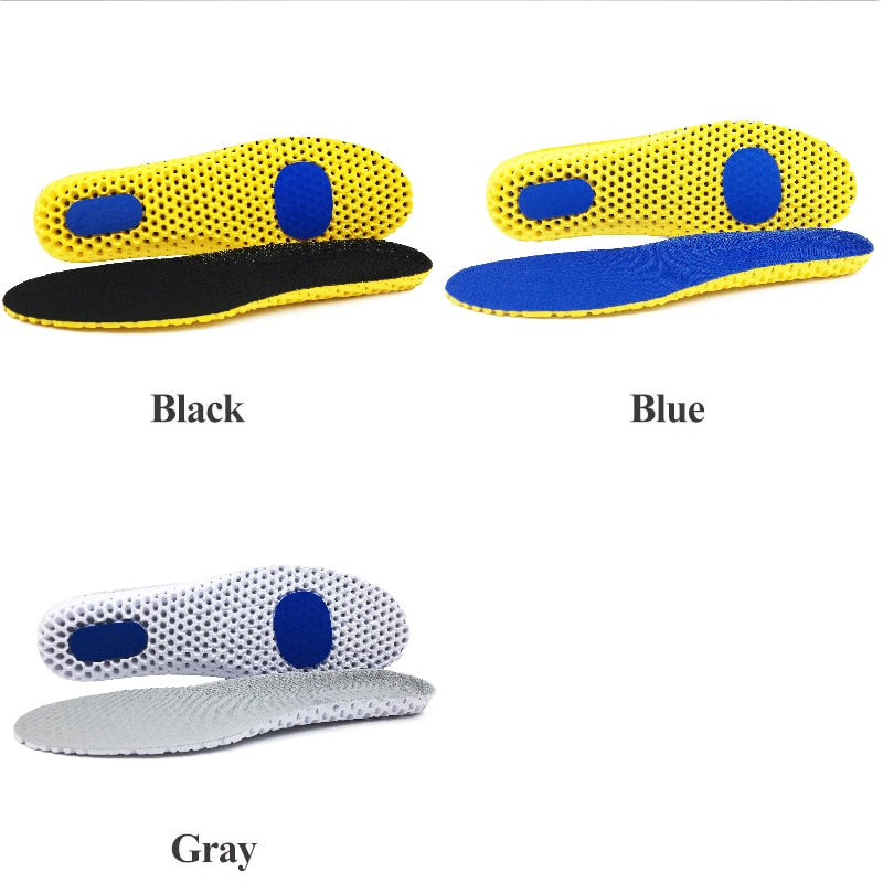 Honeycomb Memory Foam Sports Insoles For Maximum Comfort Arch Support Shoe Inserts, NEW