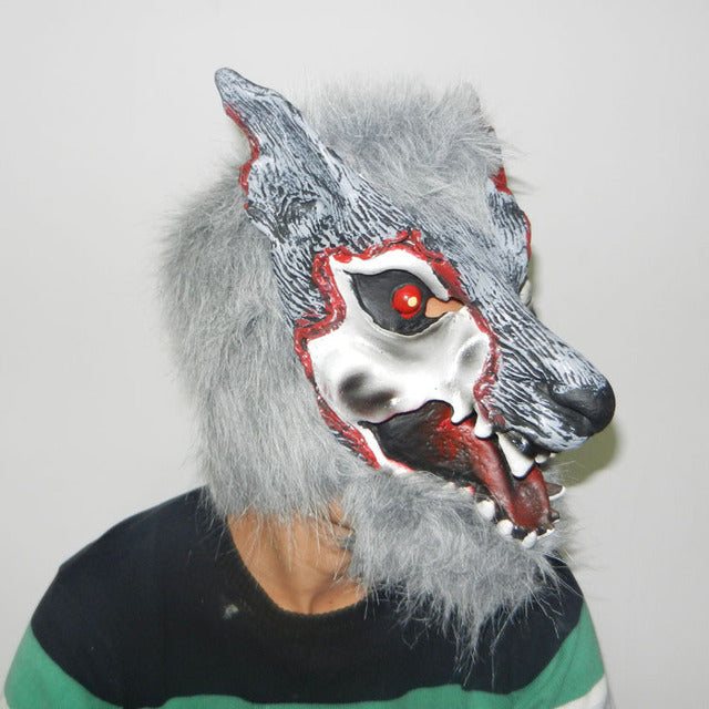 Animal Head Latex Masks: Horse, Monkey, Dog, Unicorn, Sheep, Pokemon, Lizard, Alien Halloween Cosplay NEW