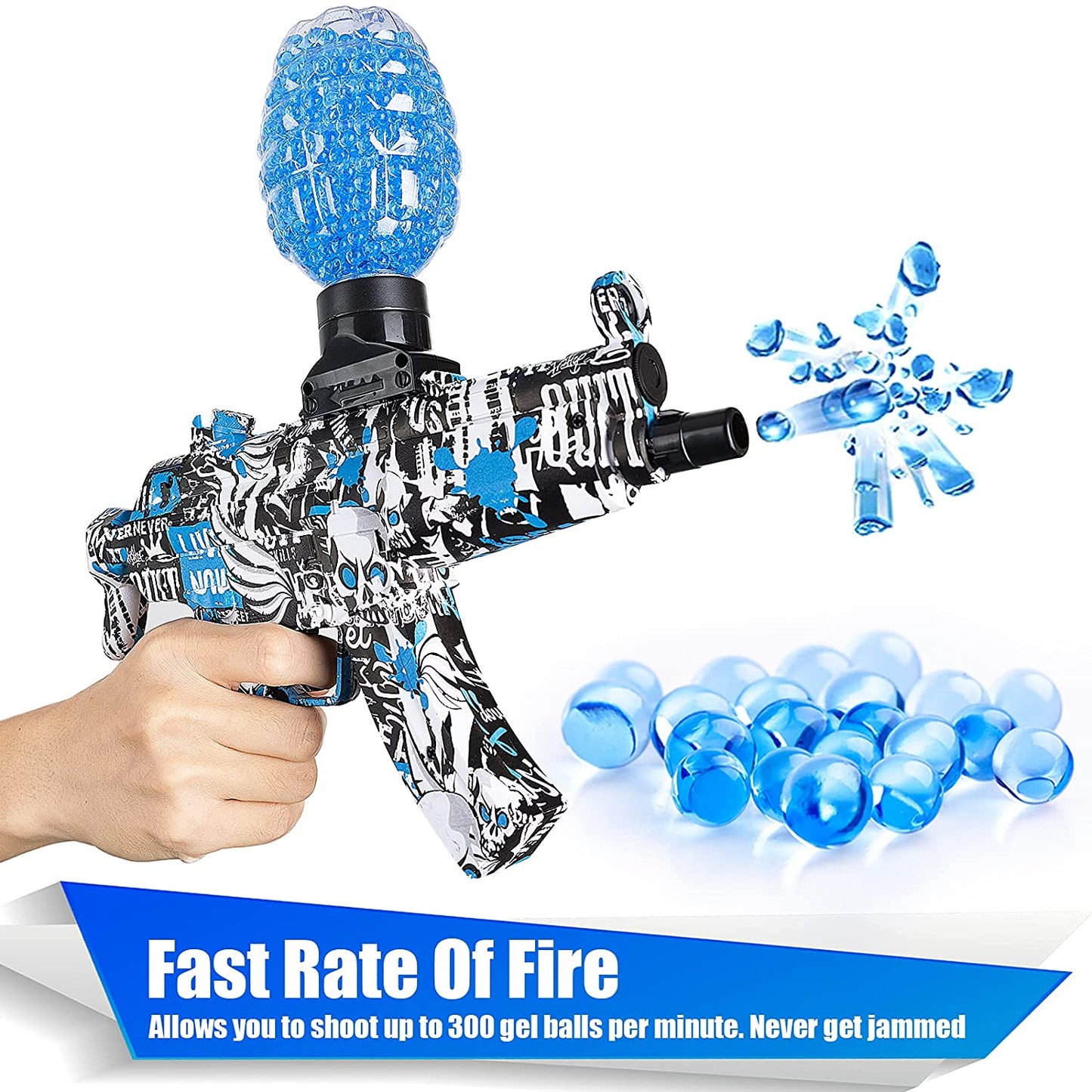 Electric Water Ball Beads Gel Blaster Gun Toy No Mess AMB