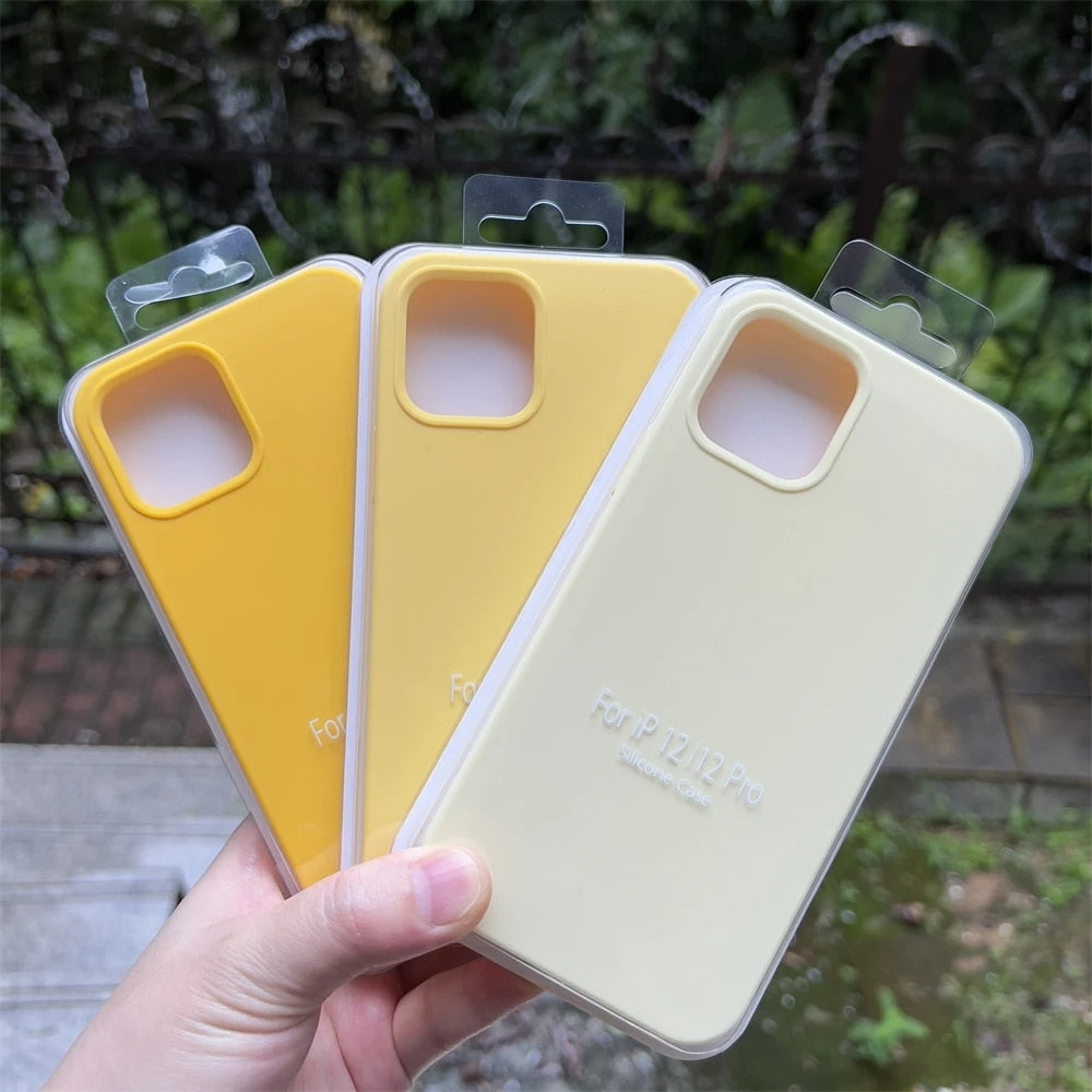 iPhone Protective Case For iPhone 12, 13, 14, Pro Max Varieties Silicone Many Colors Available NEW
