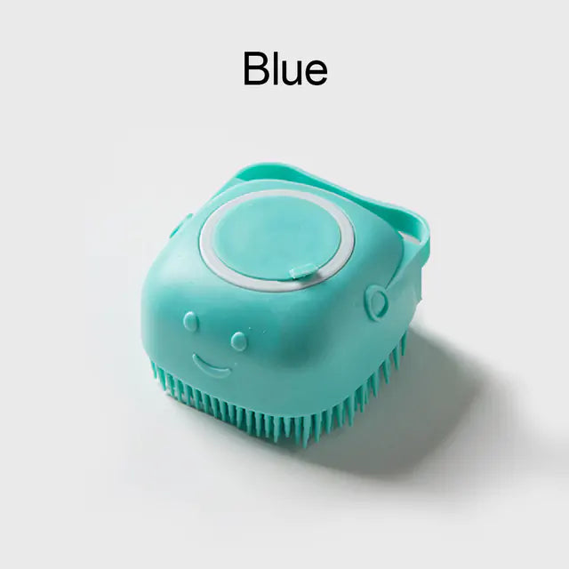Soft Silicone Dog Cat Brush Grooming Tool Bath Brush NEW