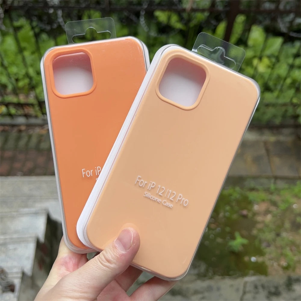 iPhone Protective Case For iPhone 12, 13, 14, Pro Max Varieties Silicone Many Colors Available NEW