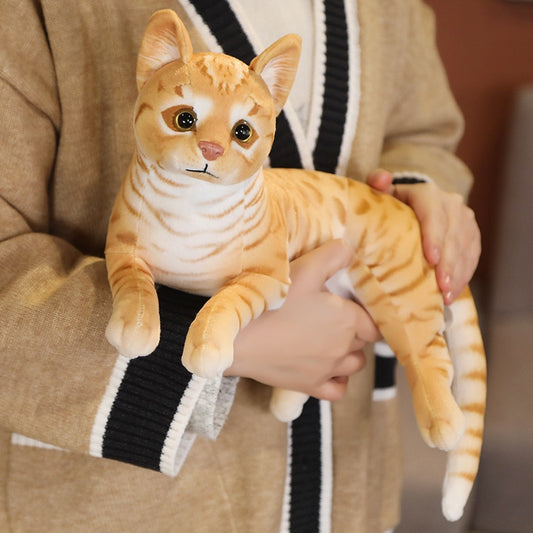 Realistic Cat Lovers Plush Stuffed Animals Toys Home Decoration Variety NEW