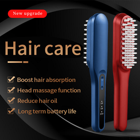 Laser Light LED Therapy Stimulate Hair Growth Comb/Brush Anti-Balding, Massage Scalp, NEW