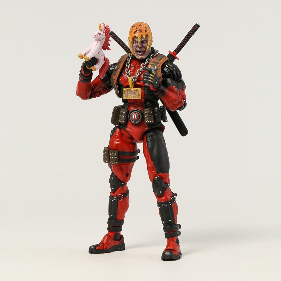 Deadpool 8" Marvel Character Articulating Poseable Action Figure Highly Detailed Toy, NEW