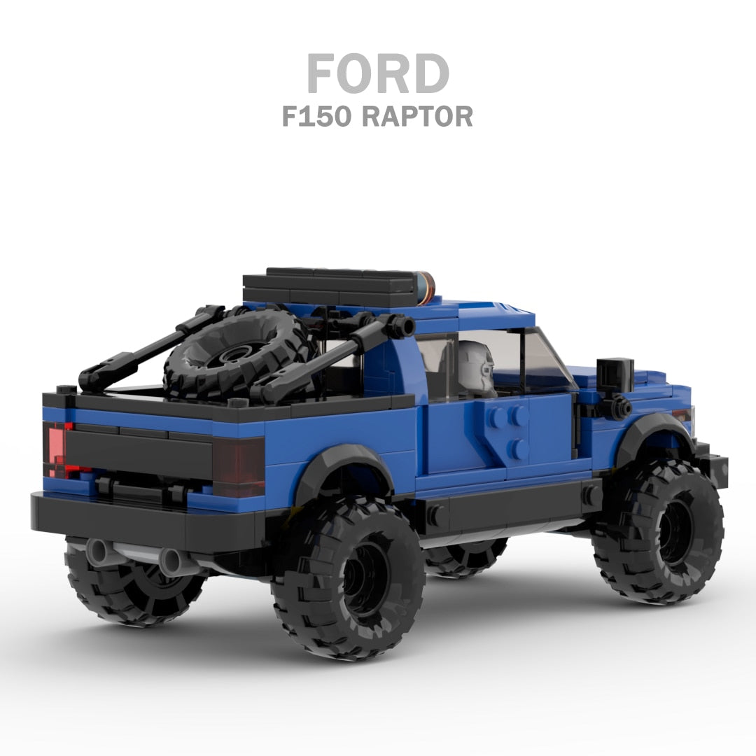 Technical Ford Raptors F-150 Pickup Truck Car Building Blocks 460pcs NEW