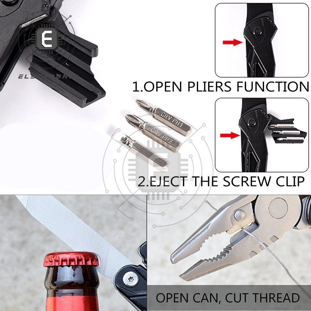 Multifunctional Pliers Hammer Tool 7 in 1 Multi-tool NEW