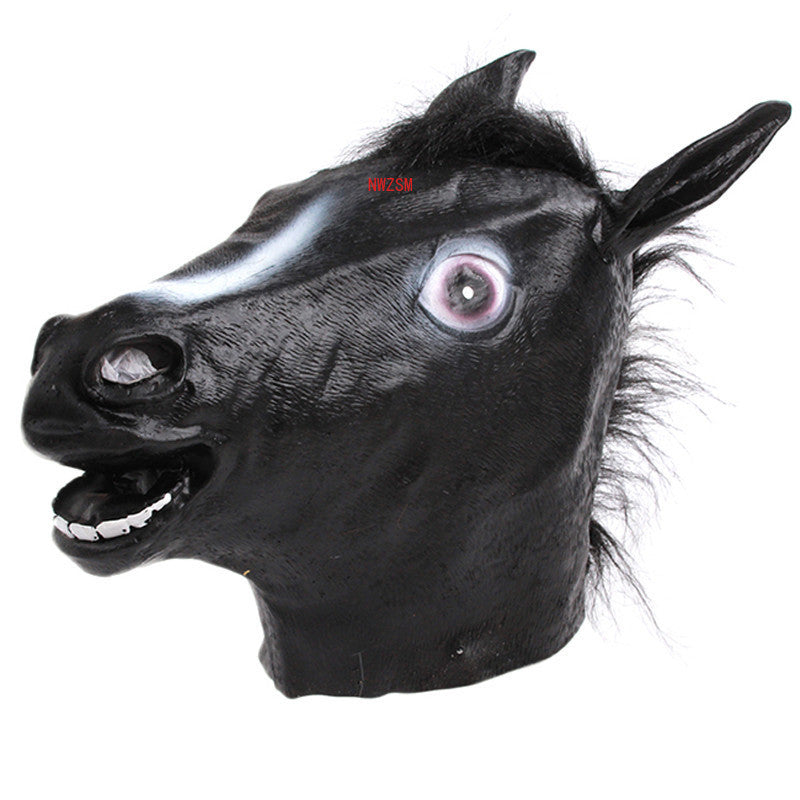 Animal Head Latex Masks: Horse, Monkey, Dog, Unicorn, Sheep, Pokemon, Lizard, Alien Halloween Cosplay NEW
