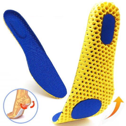 Honeycomb Memory Foam Sports Insoles For Maximum Comfort Arch Support Shoe Inserts, NEW