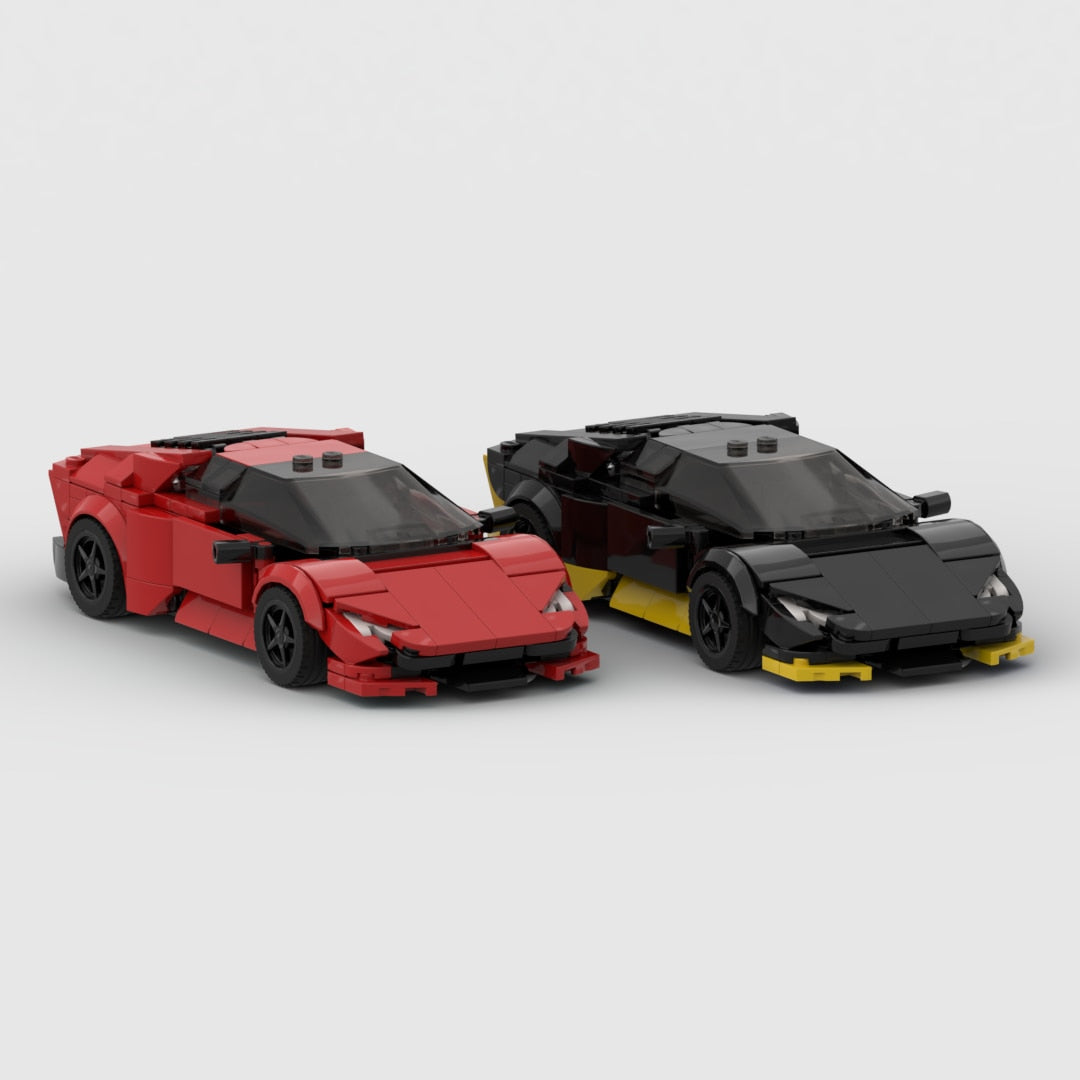 MOC Lambo Hurricane Building Blocks Speed Champion Racer Sports Car 3000pcs NEW