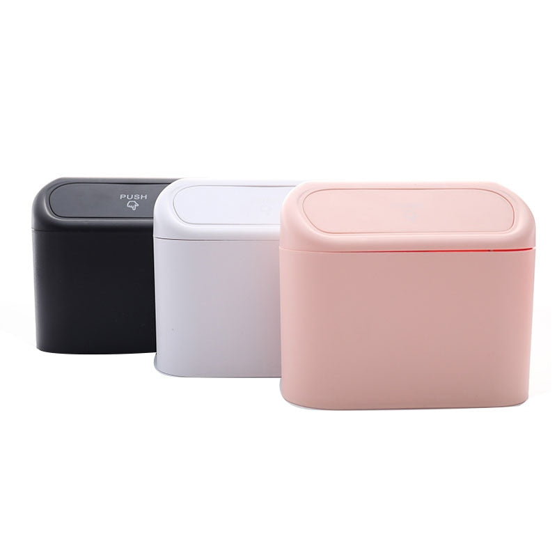 Car Truck Automotive Hanging Trash Bin Can Discrete Stylish Drip/Splash Free NEW