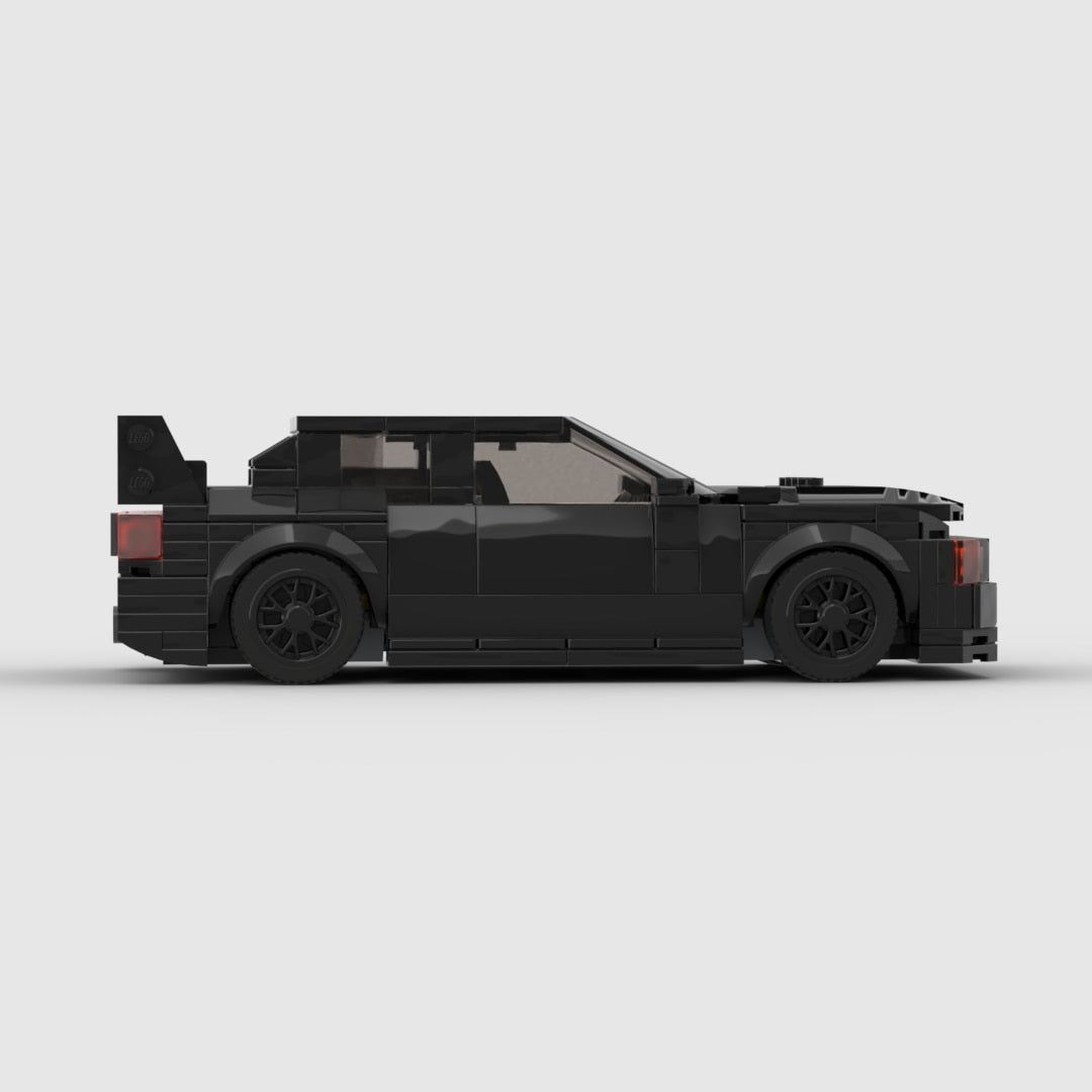 Mitsubishi EVO Sports MOC Lego Compatible Building Bricks Blocks Black Car, AMB, NEW!