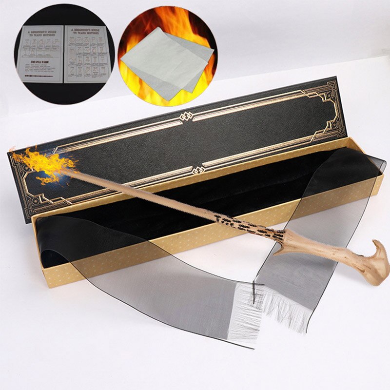 Harry Potter Styled Fire Flasher Magic Wands, Emit Sprays of Flame Cosplay Costume Accessory NEW