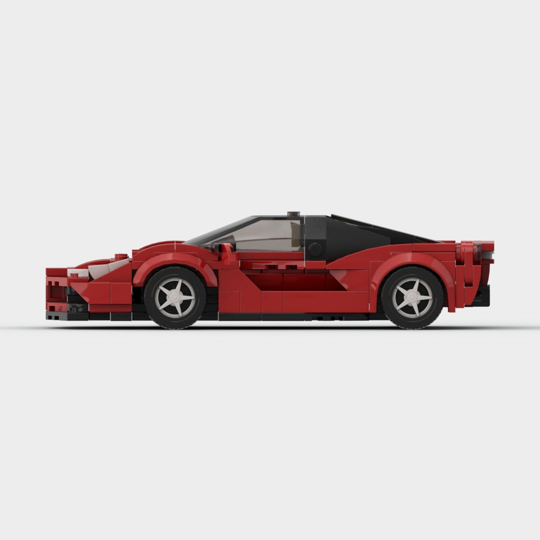 Rafa Red Ferrari Sports Car Vehicle Building Bricks Blocks MOC Lego compatible, AMB, New!