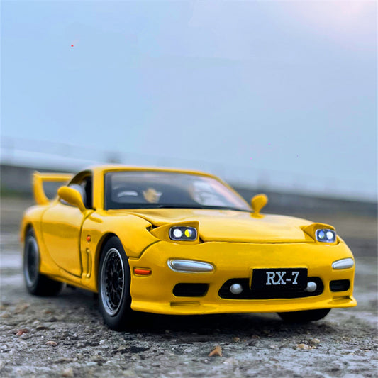 Mazda RX7 Alloy Sports Car 1:32 Scale Replica +Lights & Sounds NEW