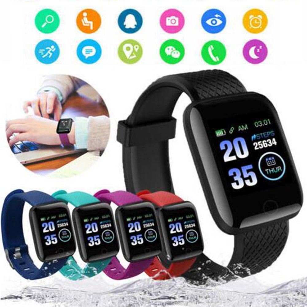 Sports Smart Watches Workouts Exercising Track Heartrate, Steps, Calories, Notifications NEW