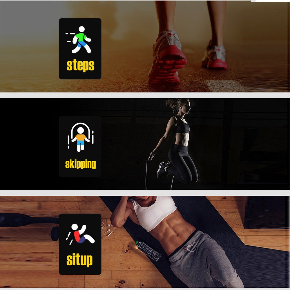 Sports Smart Watches Workouts Exercising Track Heartrate, Steps, Calories, Notifications NEW