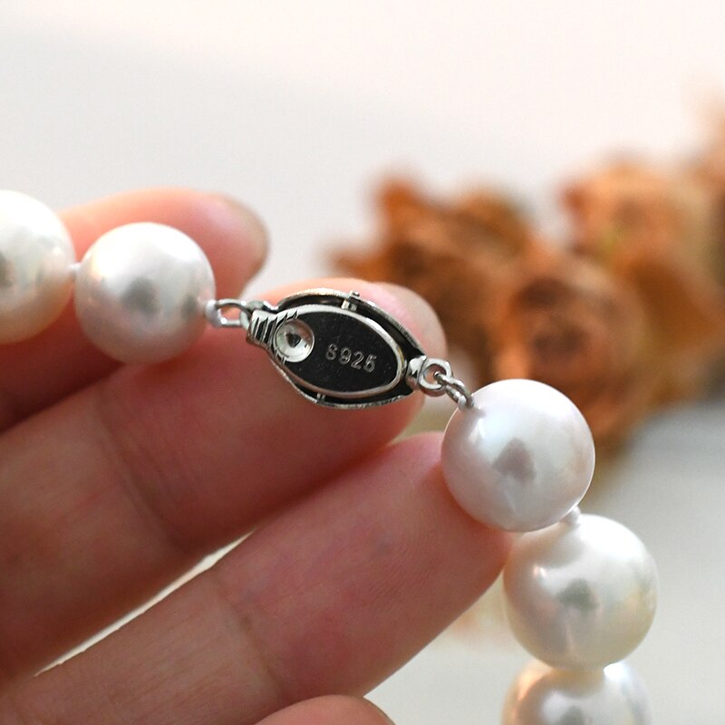 Valentines Day Big Edison Natural Freshwater Pearl Necklace