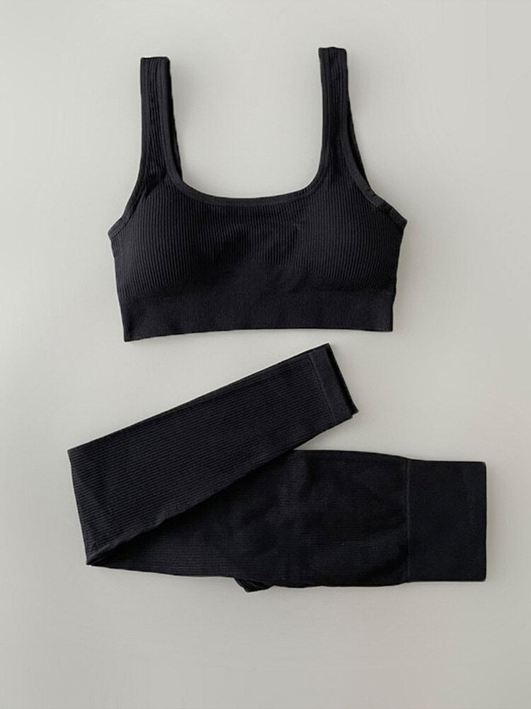 Yoga Clothing Set Pants Top Tank 2pcs Comfortable, Flexibility, and Style Many Colors NEW