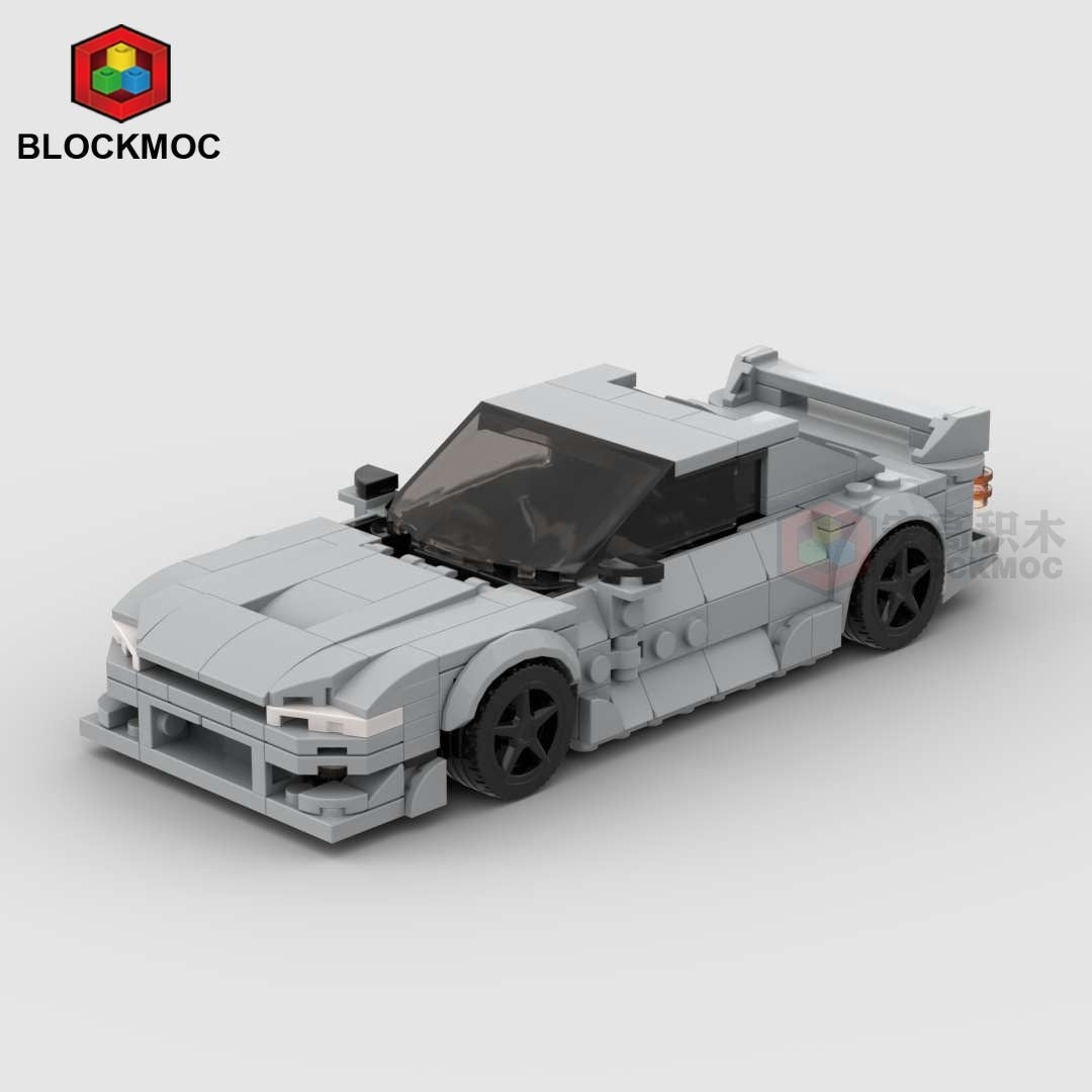 JDM Nissan Fast & Furious Blocks Build Car, Skyline GTR R34, S14, 350Z, R32, 240Z, Initial D Racing Sports Cars NEW